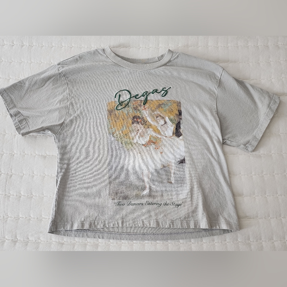 Gray Ballet Graphic T-Shirt
